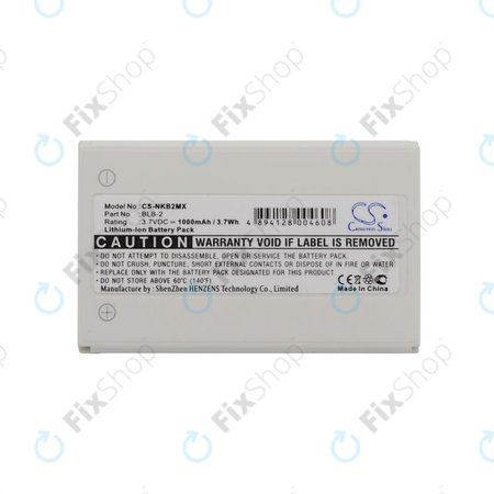 Akkumulátor Nokia 3610, 6510, 8310, 1000mAh, Li-Ion, 3.7V, BLB-2, HQ