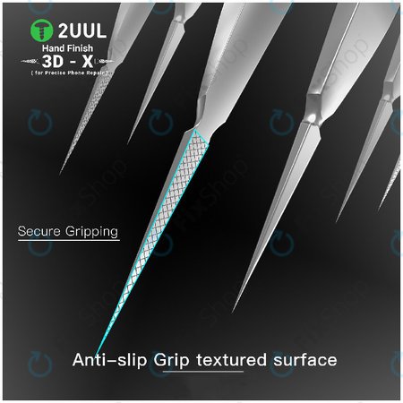 Precíziós csipesz, 3D-X kézi megmunkálású, 2UUL TW02