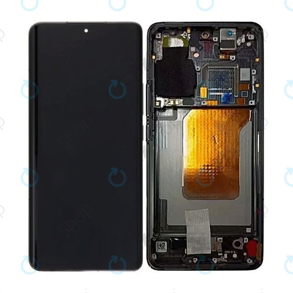 Xiaomi 13 Pro - LCD Kijelző + Érintőüveg + Keret (Ceramic Black) - 56000300M200 Genuine Service Pack