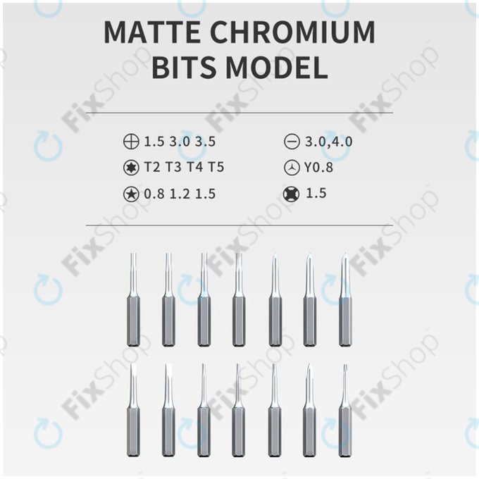 Jakemy JM-Y06 - Intelligens Precíziós Elektromos Csavarhúzó 16in1