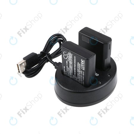2 db Akkumulátor töltővelNikon Coolpix P7000, P7700, D3100, D3200, D5100, 1030mAh, Li-Ion, 7.4V, EN-EL14, HQ