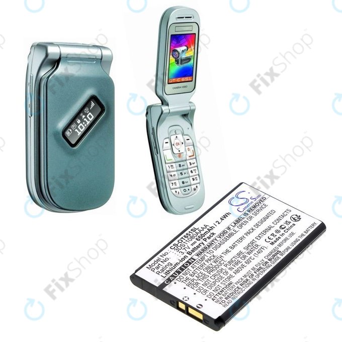 Akkumulátor Alcatel Lollipops, 650mAh, Li-Ion, 3.7V, 3DS11080AAAA, HQ