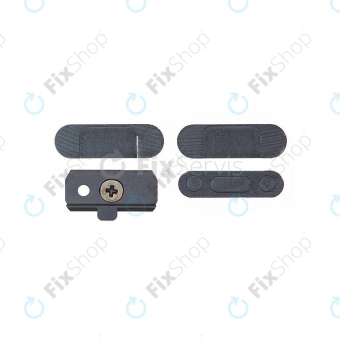 Apple iPad Mini, Mini 2, Air - Bekapcsoló + Hangerő + Csendes Gombok (Space Gray)