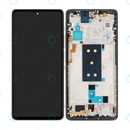 Xiaomi 11T - LCD Kijelző + Érintőüveg + Keret (Meteorite Gray) - 560004K11R00 Genuine Service Pack