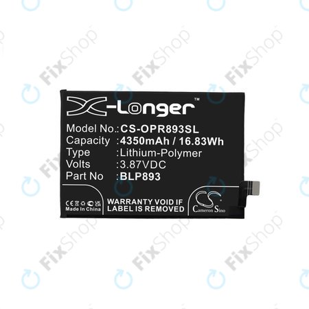 Realme GT 2 Pro 5G, GT Neo 2 5G - Akkumulátor BLP887 2150mAh HQ