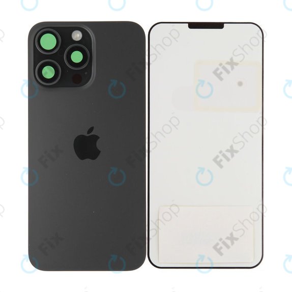 Hátsó Ház Üveg | iPhone 15 Pro Max | Black Titanium | 661-36907 | Genuine Apple
