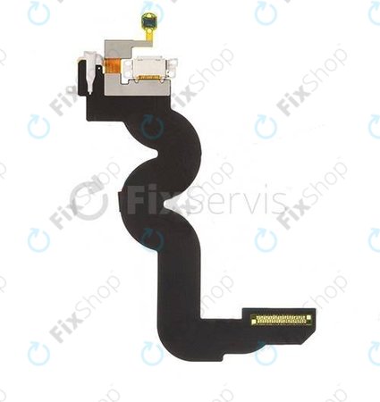 Apple iPod Touch (5th Gen) - Töltő Csatlakozó + Flex Kábelek (Fekete)