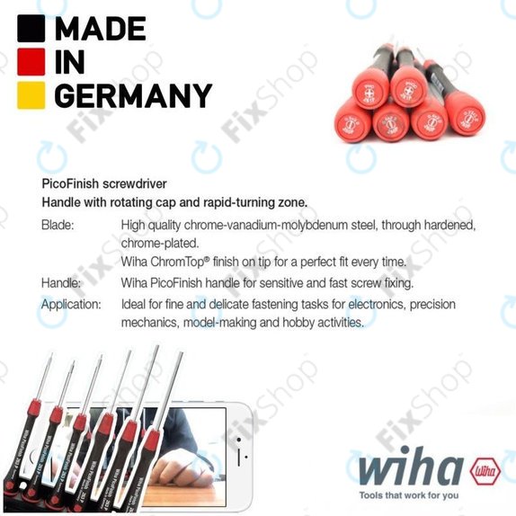 Wiha PicoFinish® 260P - Precíziós Csavarhúzó - 1.0mm