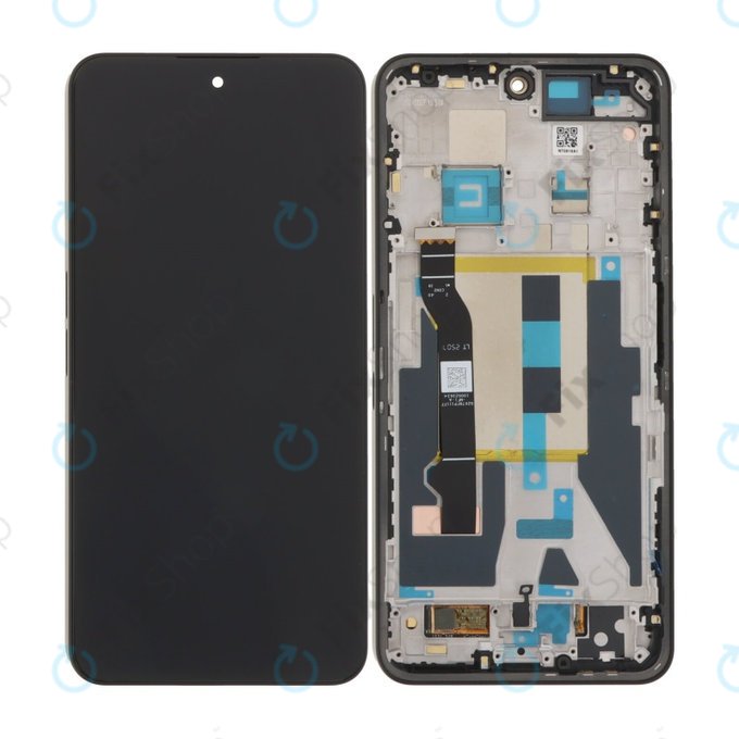 Nothing Phone (3a) Pro - LCD Kijelző + Érintőüveg + Keret (Black) OLED