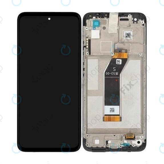 Xiaomi Redmi 10 (2022) 21121119SG 22011119UY - LCD Kijelző + Érintőüveg + Keret (Carbon Gray) - 560001K19S00 Genuine Service Pack