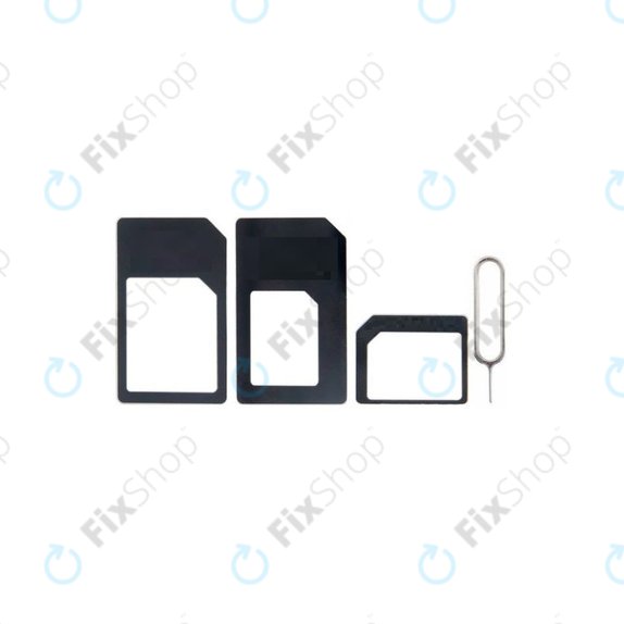 SIM Adapter 3in1 (NanoSIM, MicroSIM, MiniSIM) + SIM Nyitó Szerszám