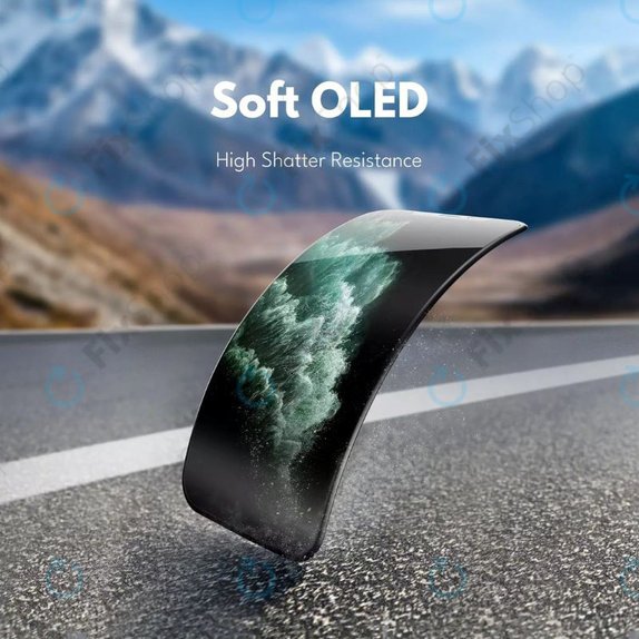 Kijelző Soft OLED iPhone 16 Plus - Érintőüveg + Keret, DIAGNOSTIC