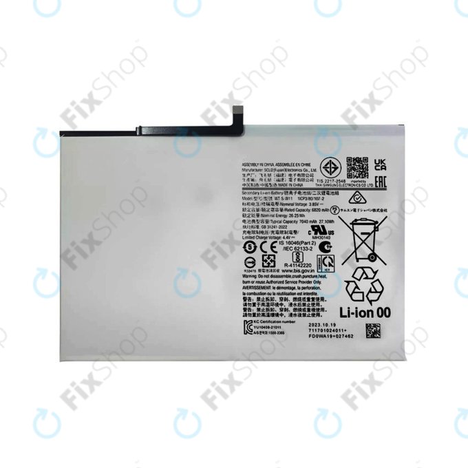 Samsung Galaxy Tab A9+ X210, X216B - Akkumulátor WT-S-W11 7040mAh