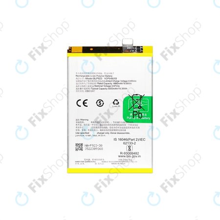 Oppo A78 - Akkumulátor BLP923 5000mAh