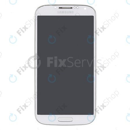 Samsung Galaxy S4 i9505 - LCD Kijelző + Érintőüveg + Keret (White Frost) OLED