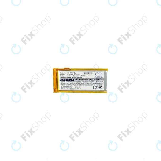 Apple iPod Nano (4th Gen) - Akkumulátor 616-0405 240mAh HQ