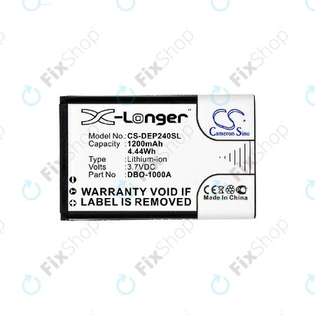 Akkumulátor Doro 1370, 1372, 2404, 6040, 1200mAh, Li-ion, 3.7V, DBO-1000A, HQ