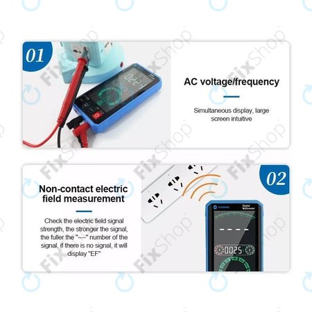 Sunshine DT-21N - Érintőképernyős Digitális Multiméter