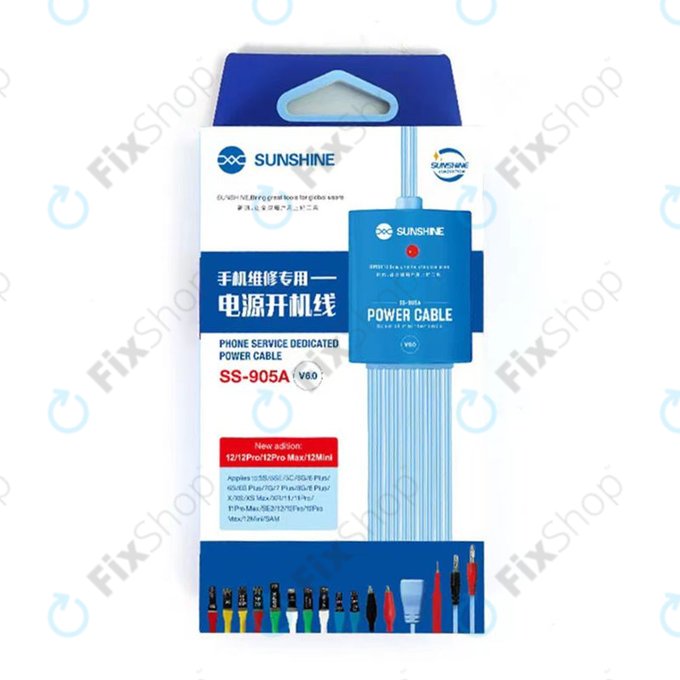 SunShine SS-905A - Tápkábel Készlet (iPhone 5S - 12 Pro Max, Samsung)
