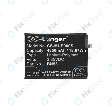 Xiaomi Redmi Note 9 Pro - Akkumulátor BN53 4850mAh HQ