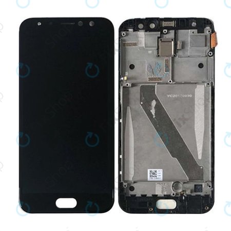 Asus Zenfone 4 Selfie Pro ZD552KL - LCD Kijelző + Érintőüveg + Keret (Deepsea Black) - 90AZ01M7-R20010, 90AZ01M7-R20011 Genuine Service Pack