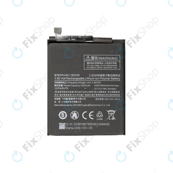 Xiaomi Mi Mix 2, 2S - Akkumulátor BM3B 3400mAh