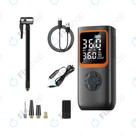 Hordozható Elektromos Légkompresszor Kiegészítőkkel (11.1V, 2000mAh)