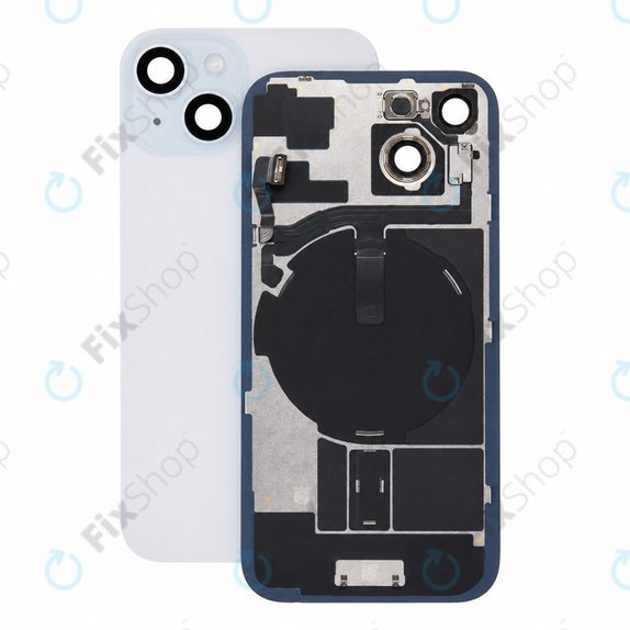 Hátsó ház üveg iPhone 15 készülékhez, Blue, Pulled A