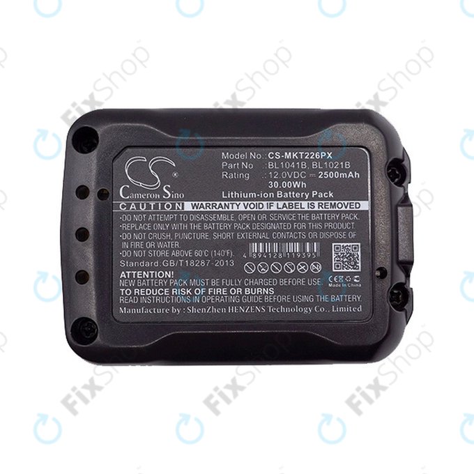 Makita CXT, C, D, F, H, J, P, R, S, T-series - Akkumulátor BL10xx Li-Ion 2500mAh HQ