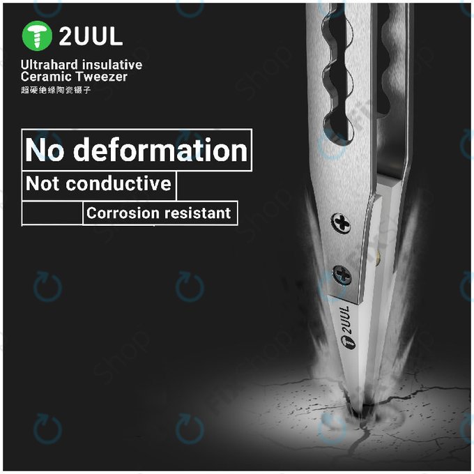 Precíziós csipesz, kerámia szigetelésű, 2UUL TW31