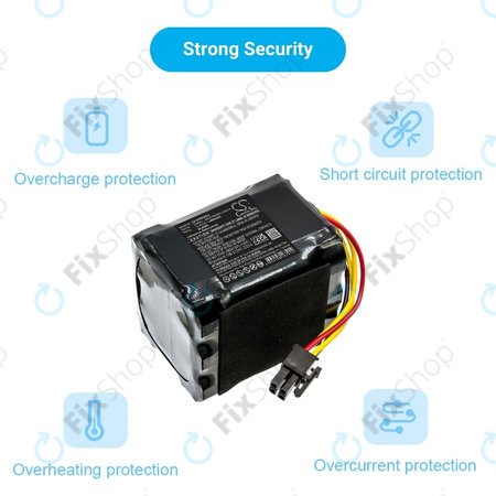 Vorwerk Kobold VR200 - Akkumulátor 20884-1, 4NCR18650P2-C001A Li-Ion 14.4V 6000mAh HQ