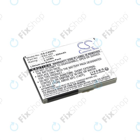 Akkumulátor Siemens M8, A31, CS66, SS66, 600mAh, Li-Ion, 3.7V, EBA-660, HQ