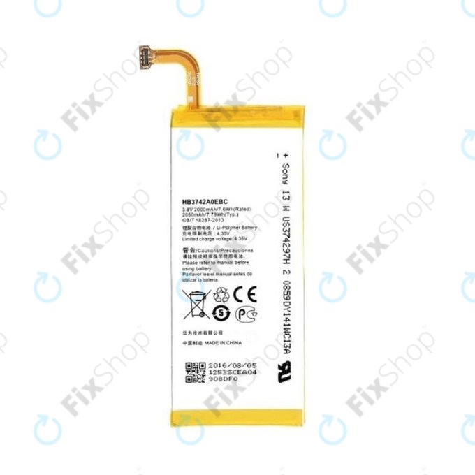 Huawei Ascend G620S, G630, Ascend P6, Ascend G6 - Akkumulátor HB3742A0EBC 2050mAh
