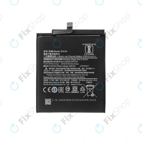 Xiaomi Mi 9 SE - Akkumulátor BM3M 3070mAh