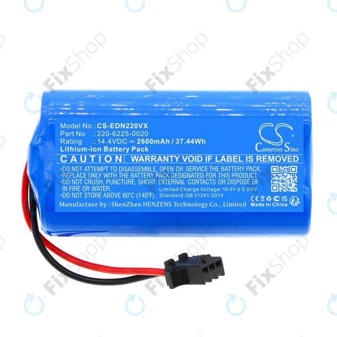 Akkumulátor Lenovo, Neebo, Prixton, Ecovacs, Ultenic, 2600mAh, Li-Ion, 14.4V, 220-6225-0020, HQ
