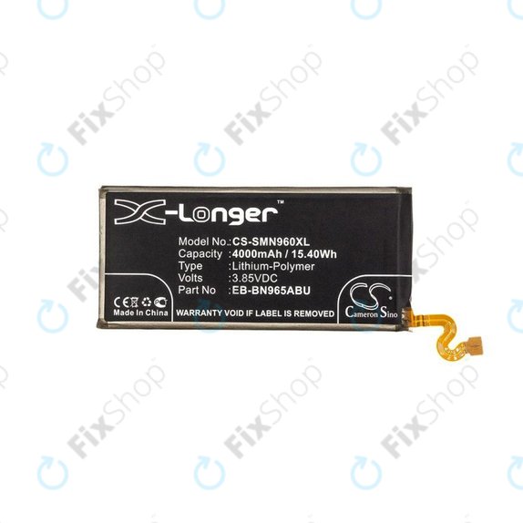 Samsung Galaxy Note 9 N960U - Akkumulátor EB-BN965ABU 4000mAh HQ