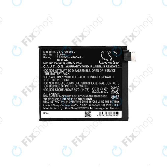 OnePlus 8 - Akkumulátor BLP761 4200mAh HQ