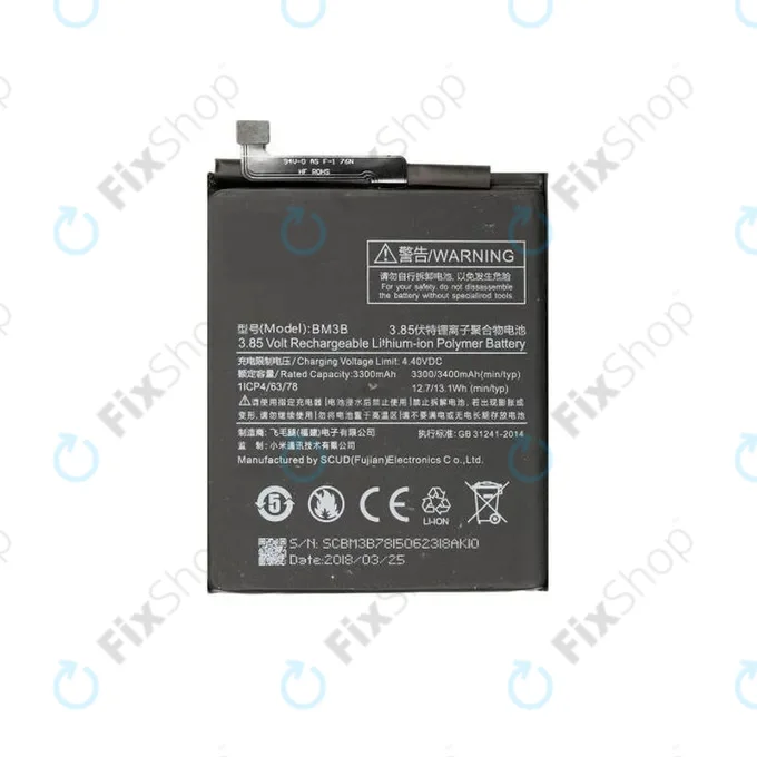 Xiaomi Mi Mix 2, 2S - Akkumulátor BM3B 3400mAh