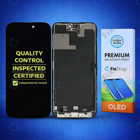 Apple iPhone 14 Pro - LCD Kijelző + Érintőüveg + Keret Hard OLED FixPremium