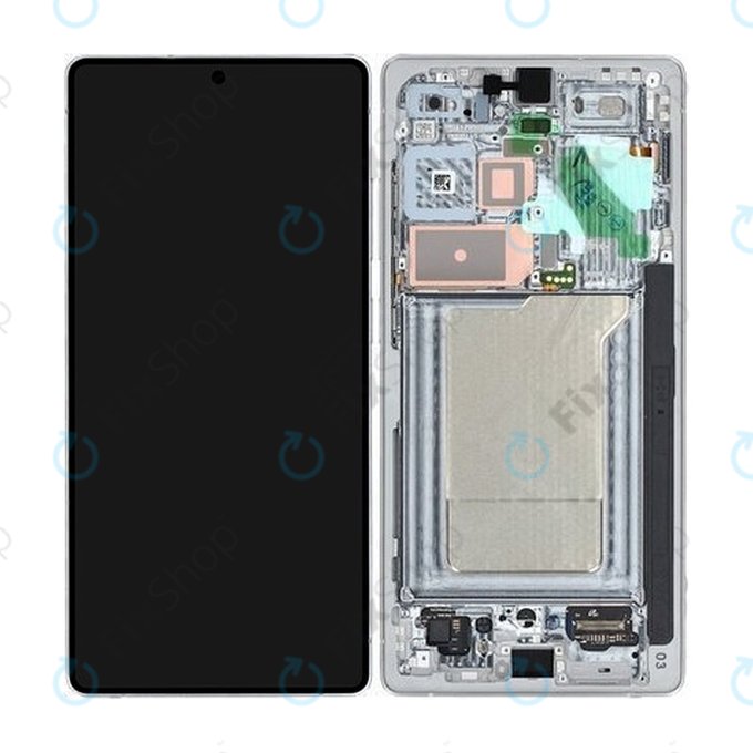 Samsung Galaxy S25 Ultra - LCD Kijelző + Érintőüveg + Keret (Titanium Silverblue) - GH82-36387C Genuine Service Pack