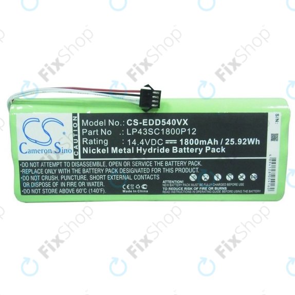 Ecovacs Deebot D-series - Akkumulátor LP43SC1800P12 Ni-MH 14.4V 1800mAh HQ