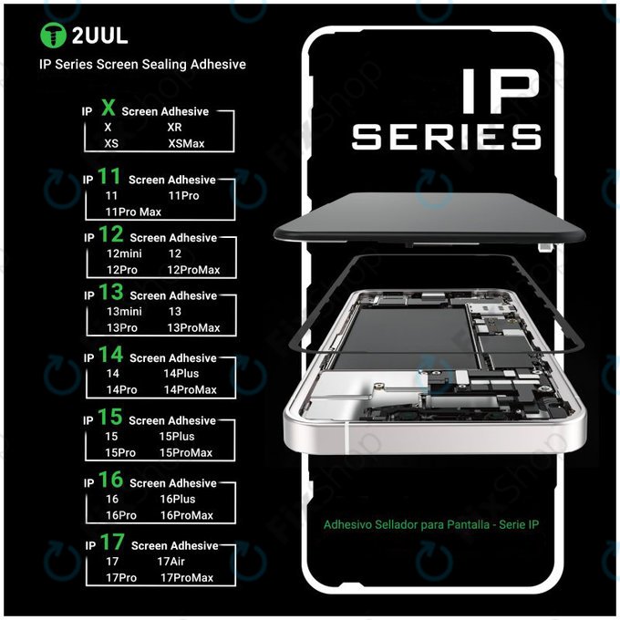 LCD kijelző tömítő ragasztó, iPhone 14 Pro Max, 2UUL SA14PM