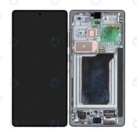 Samsung Galaxy S25 Ultra - LCD Kijelző + Érintőüveg + Keret (Titanium Black) - GH82-36387D Genuine Service Pack