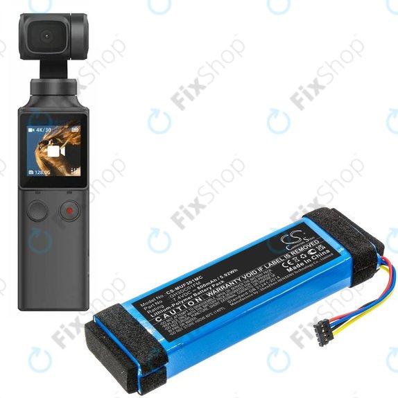 Akkumulátor Xiaomi Fimi Palm, 800mAh, Li-Pol, 7.4V, GH3DC01FM, HQ