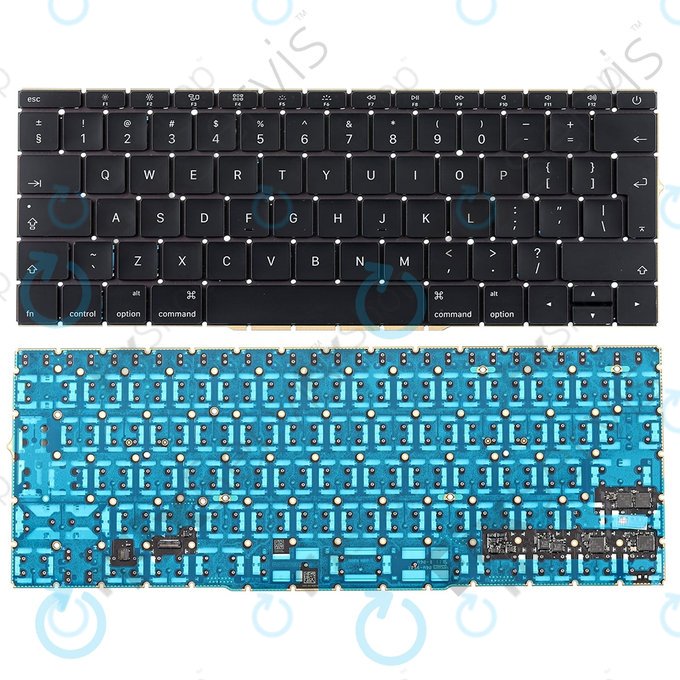 Apple MacBook Pro 13" A1708 (Late 2016 - Mid 2017) - Billentyűzet UK