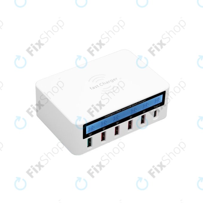 WLX-818F Szerviz töltőállomás USB 3.0-val és USB-C-vel