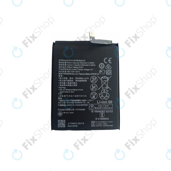 Huawei P20, Honor 10 - Akkumulátor HB396285ECW 3400mAh