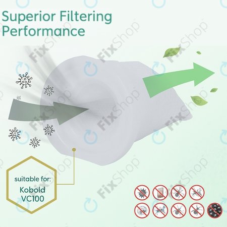 Vorwerk Kobold VC100 - Porszűrő