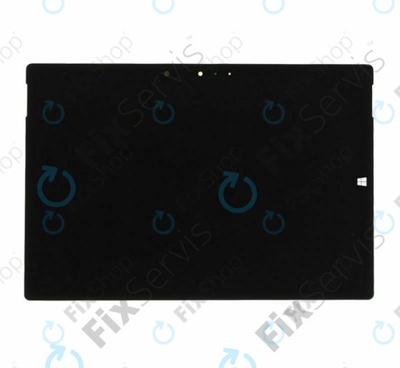Microsoft Surface 3 - LCD Kijelző + Érintőüveg (Black) TFT