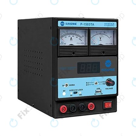 Sunshine P-1503TA - Univerzális Szabályozható Tápegység (0-15V, 0-3A)